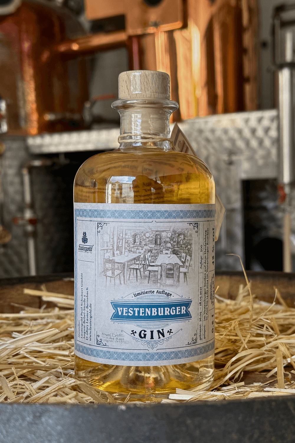 Vestenburger Gin aus dem Holzfass 0,5l 43% vol. 