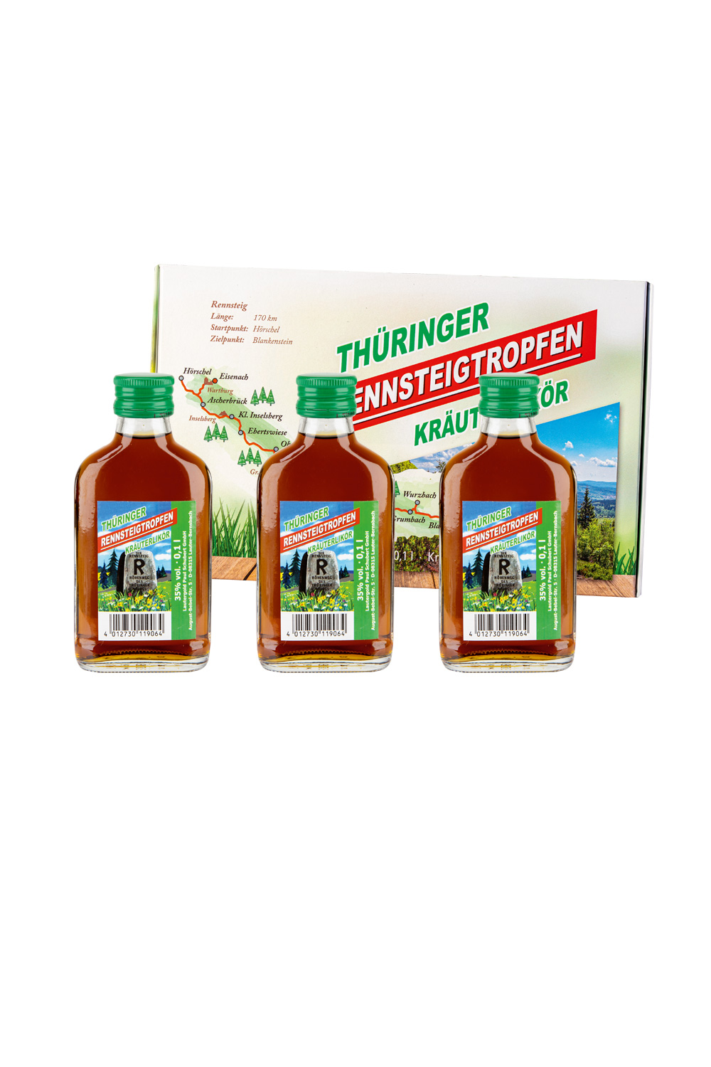 Genuss-Trio Meiniger Rennsteigtropfen Genuss Trio Rennsteigtropfen