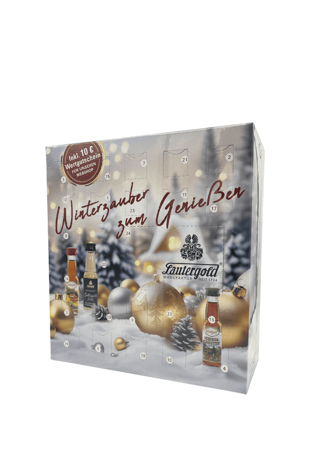 Adventskalender Miniflaschen