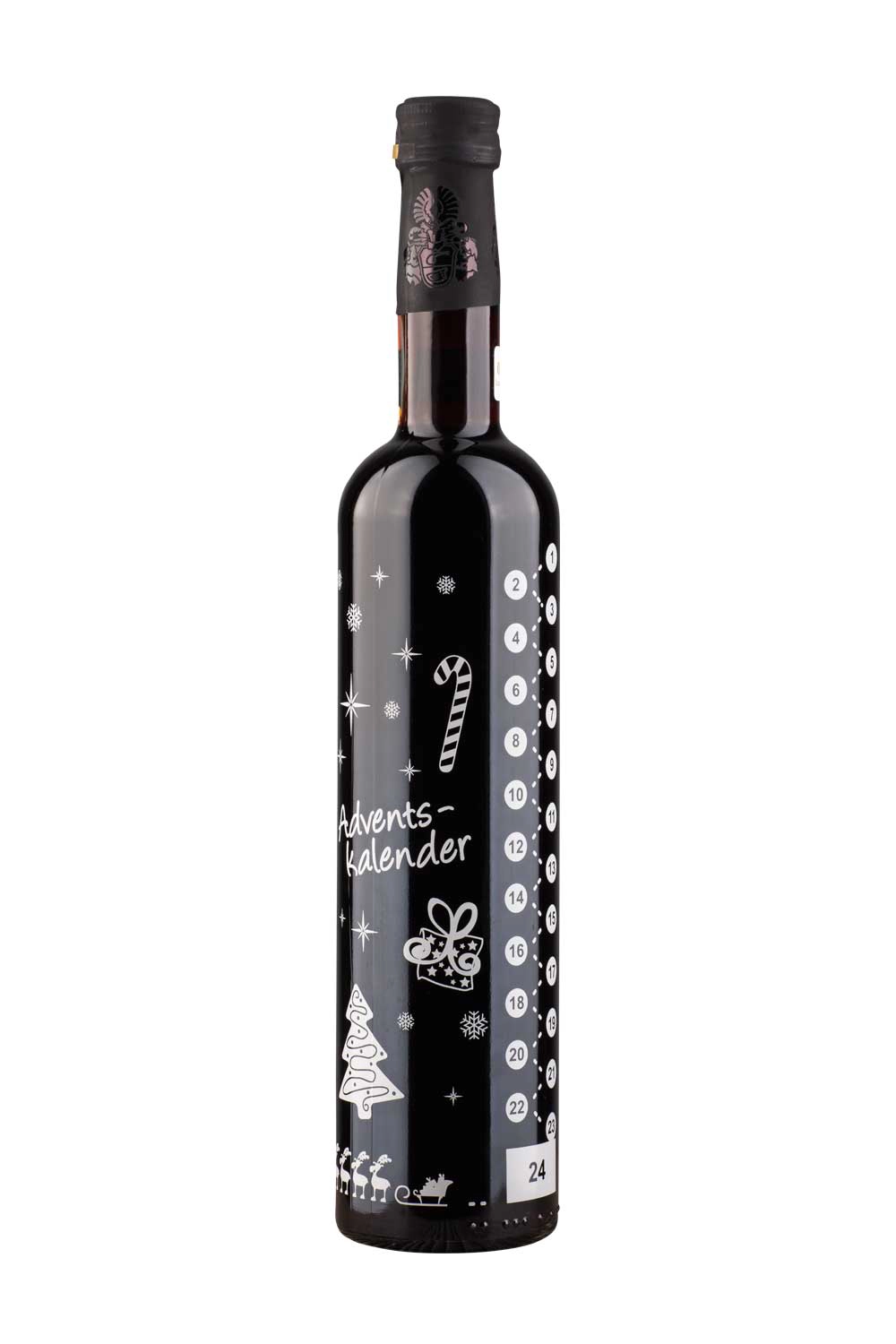Adventsflasche Kräuterlikör Adventsflasche