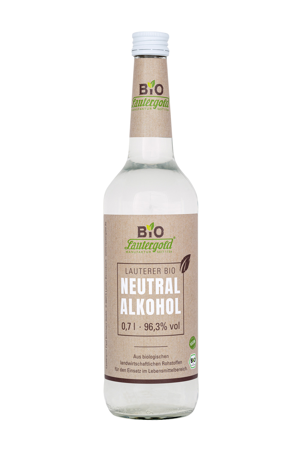 Bio Neutralalkohol 96,3% vol. Bio-Neutralalkohol