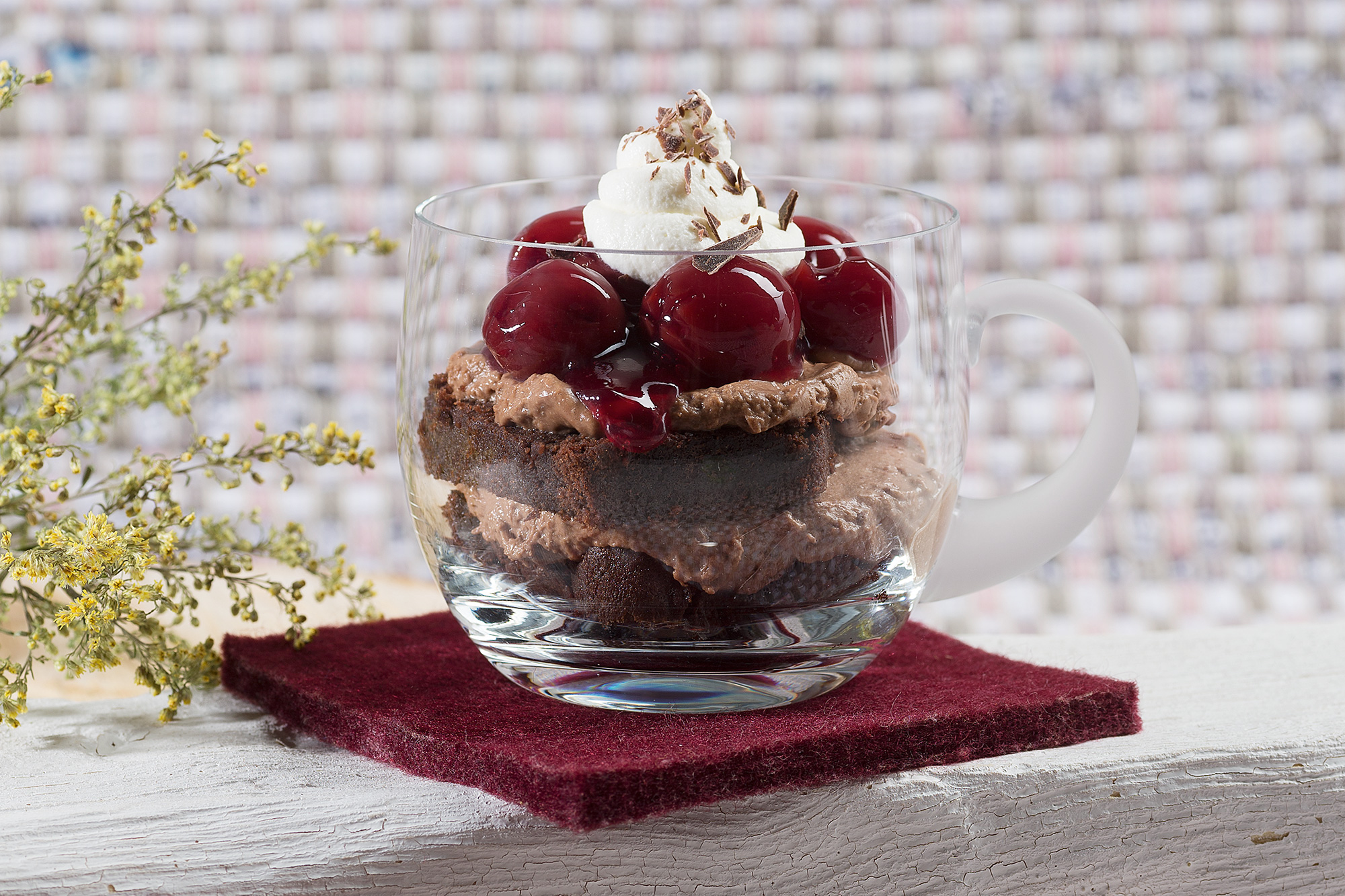 Schwarzwälder Kirschdessert