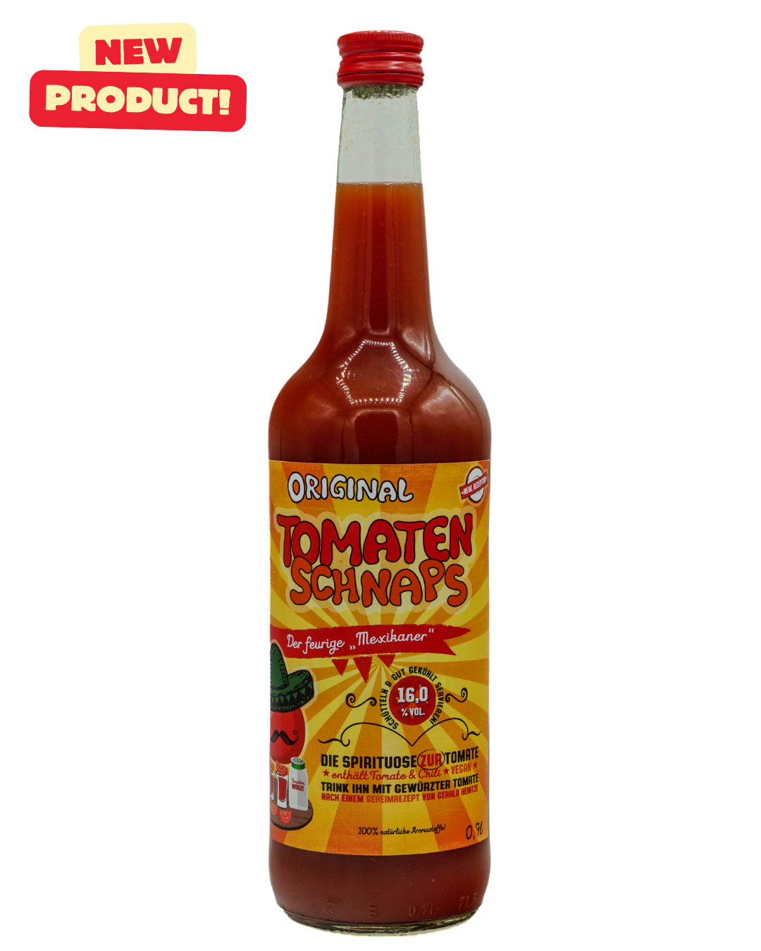 Tomatenschnaps "Mexikaner" 16% vol.