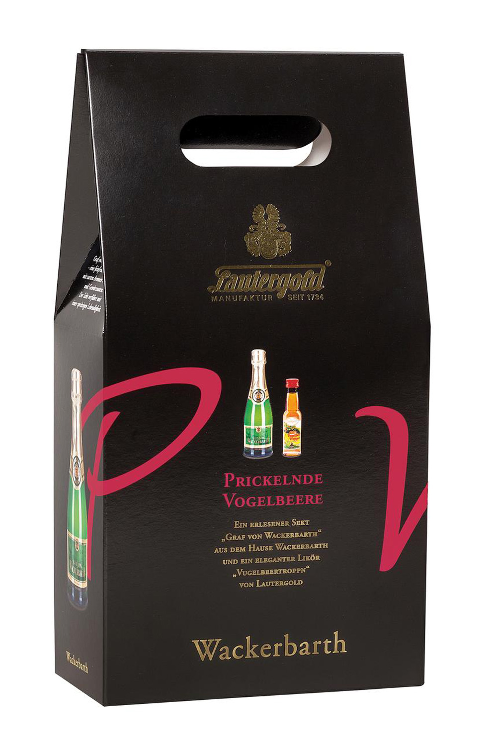 Geschenkpackung Prickelnde Vogelbeere Geschenkset Prickelnde Vogelbeere