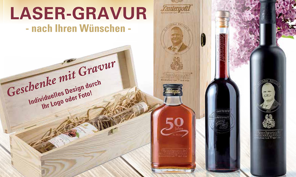 Gravur Flaschen