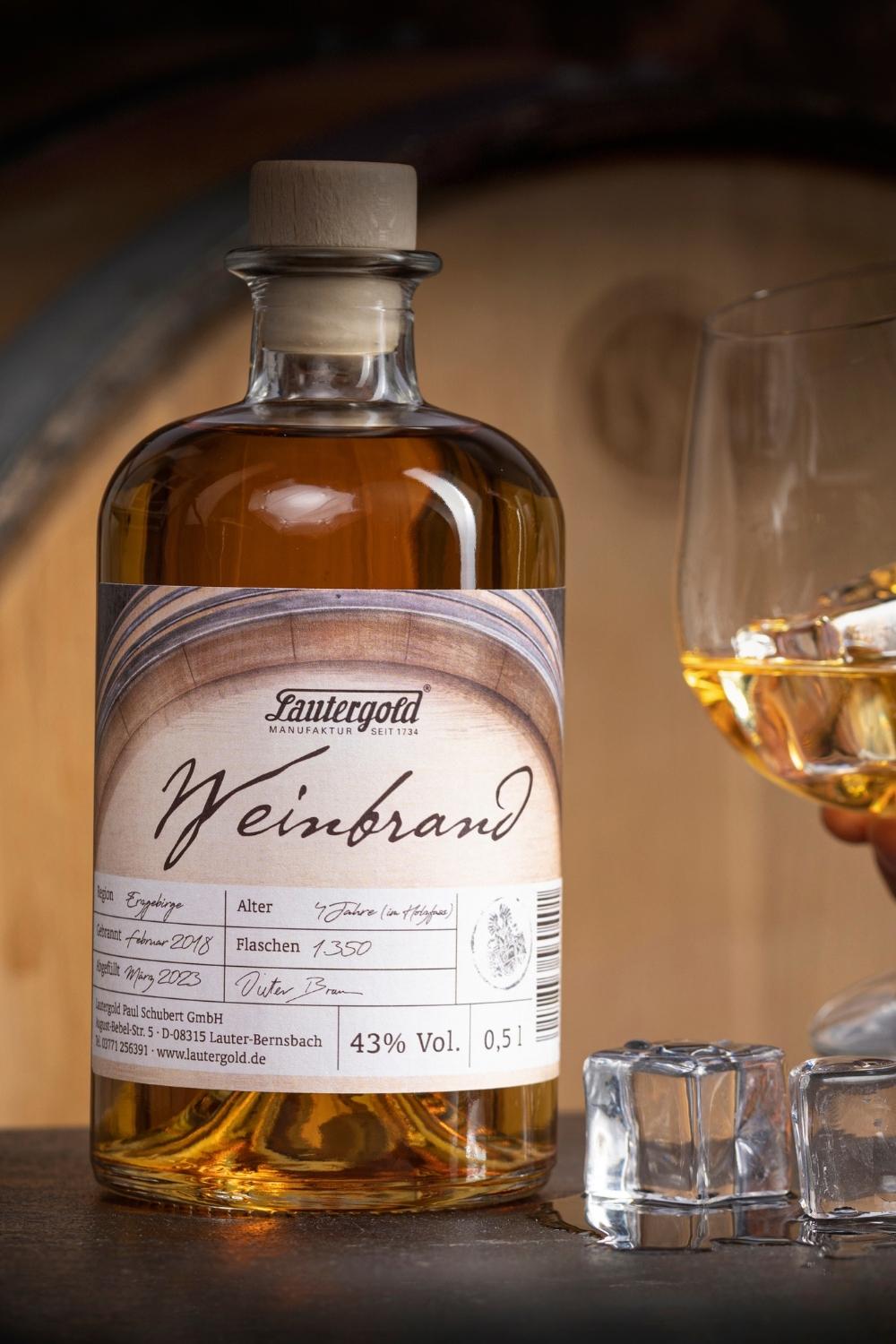 Weinbrand 43% vol.
