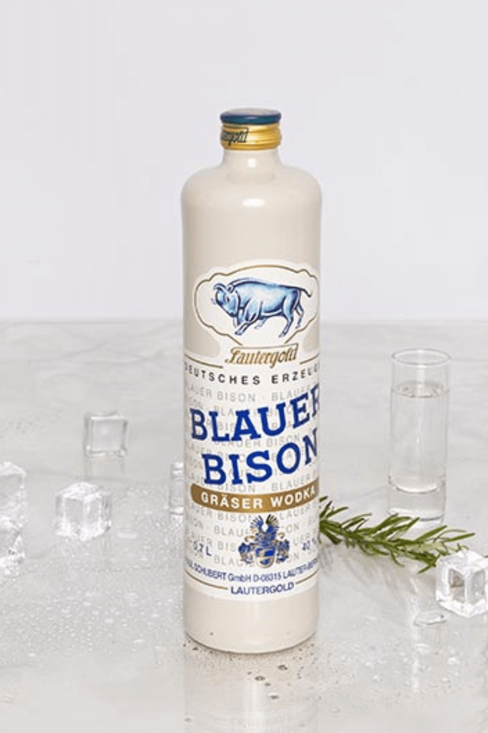 Blauer Bison Gräserwodka 40% vol.