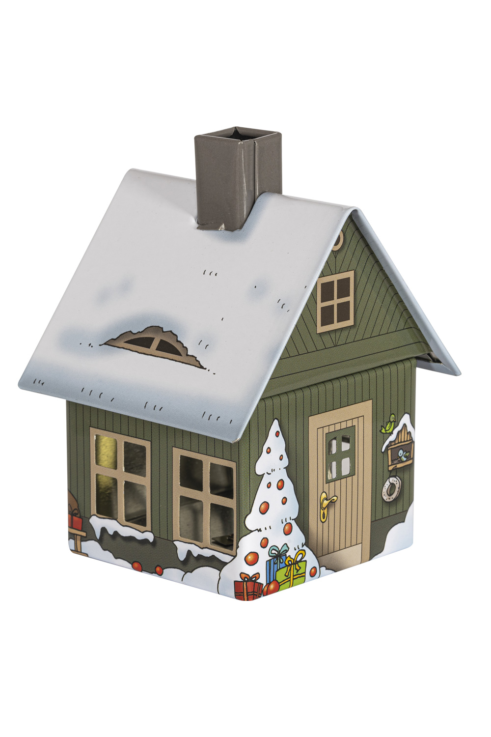 Räucherhaus Lautergold grün ( Weihnacht) Räucherhaus