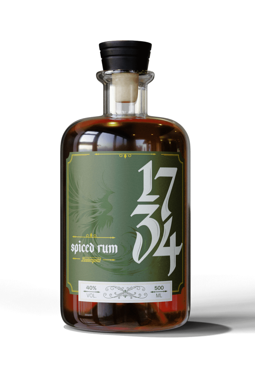 Spiced Rum 1734 40% vol.