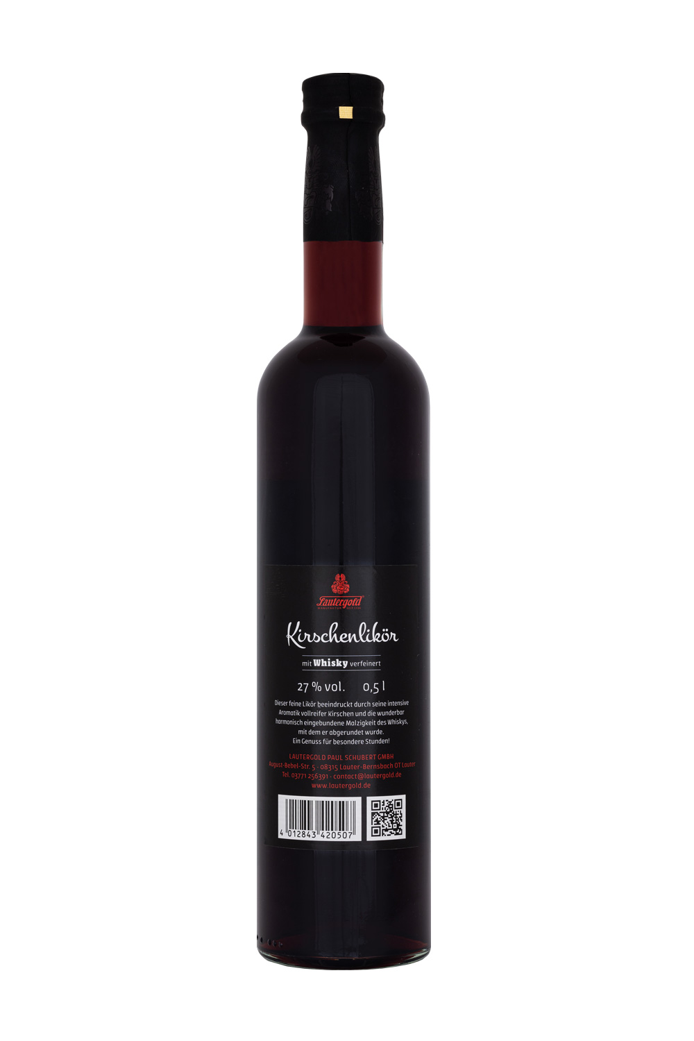 Kirschenlikör mit Whisky 27% vol. Kirschenlikör mit Whisky