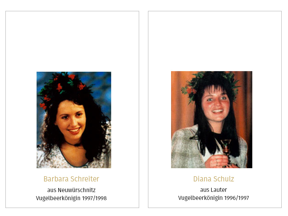 Vugelbeerköniginnen