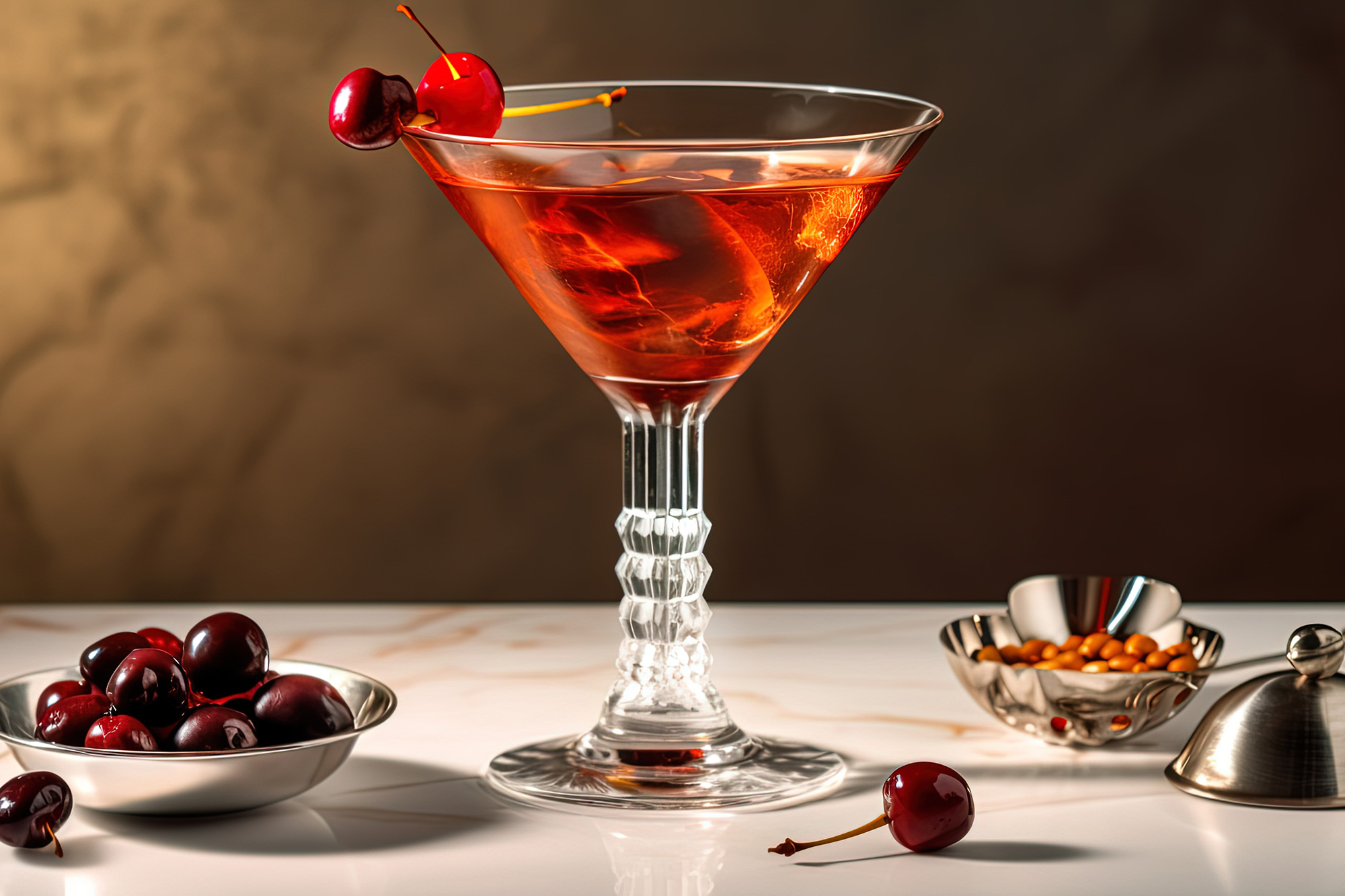 Cocktail rote Gefahr