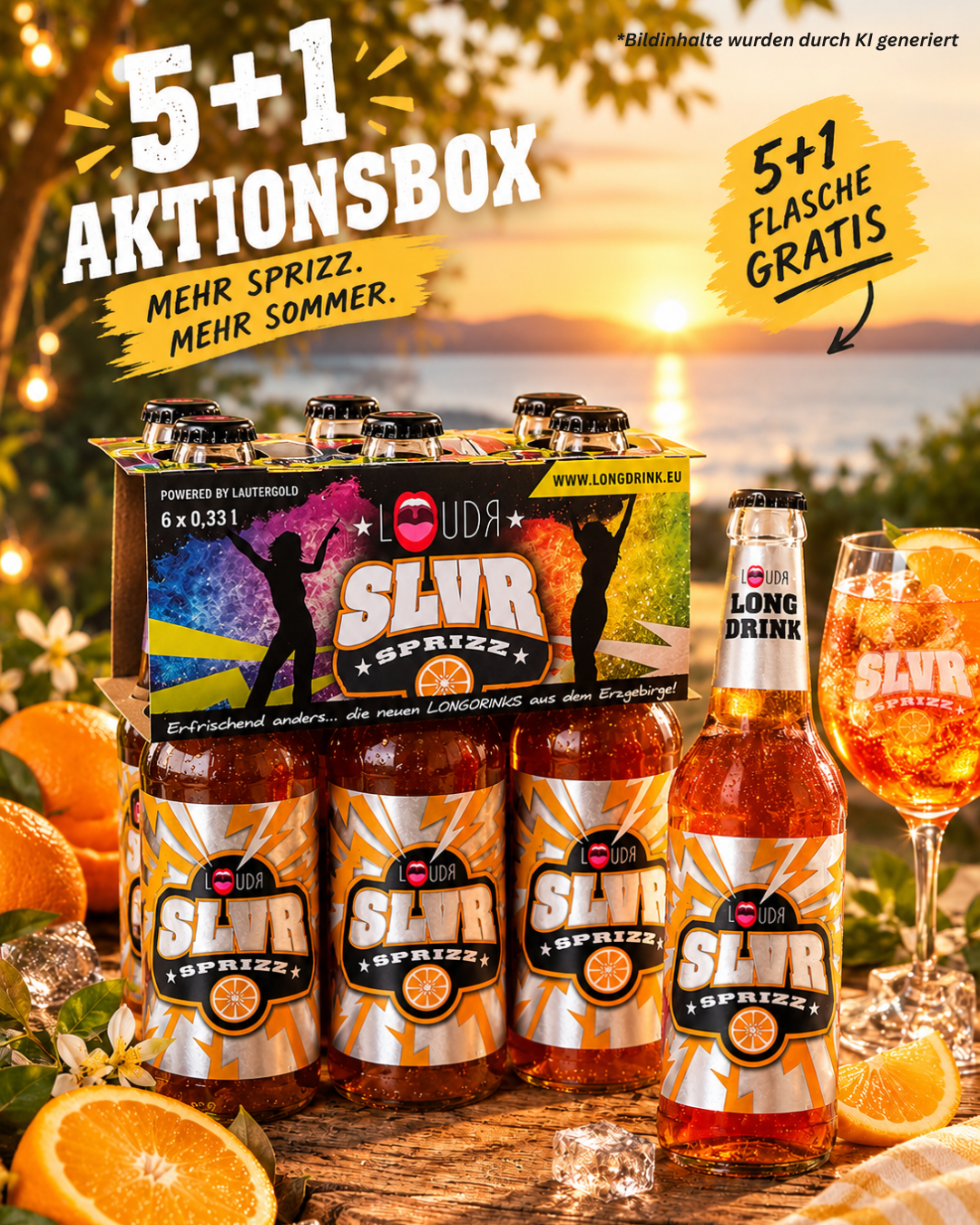 5+1 LOUDR SLVR SPRIZZ 9,0% vol. Aktionskiste