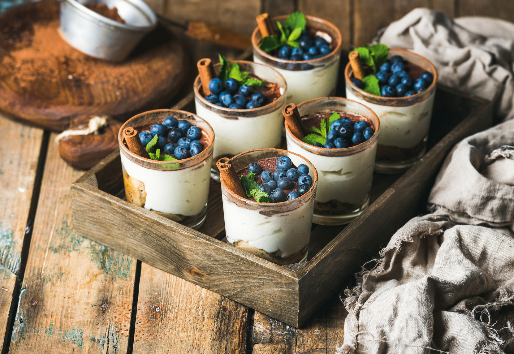 Heidelbeer-Tiramisu