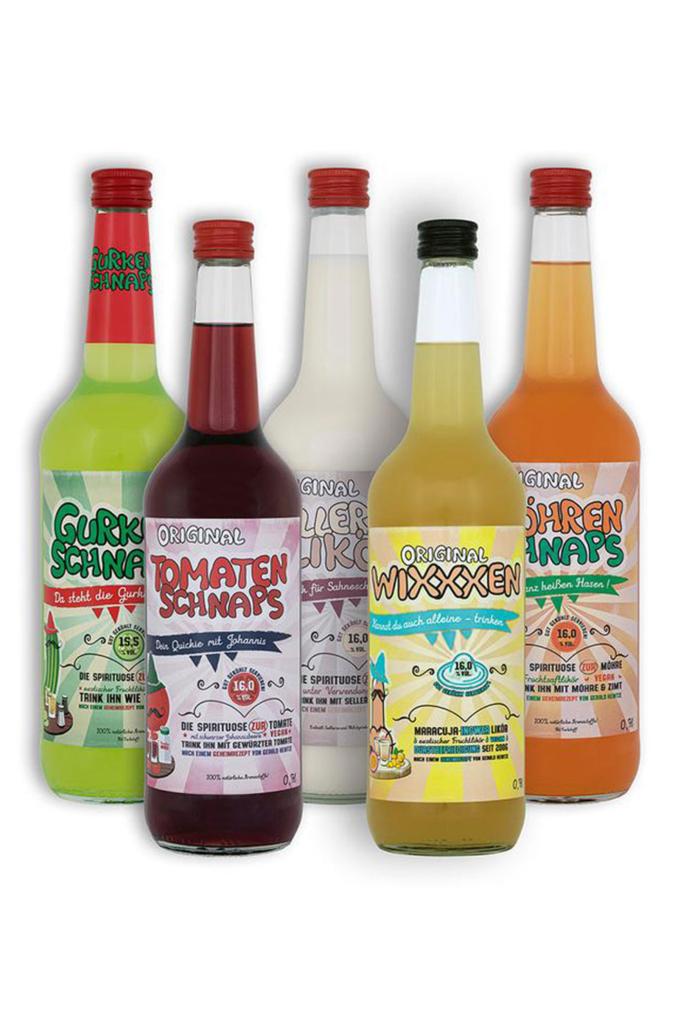 Aktionskiste Komplettpaket - 5 Flaschen Partyspirituose 5er
