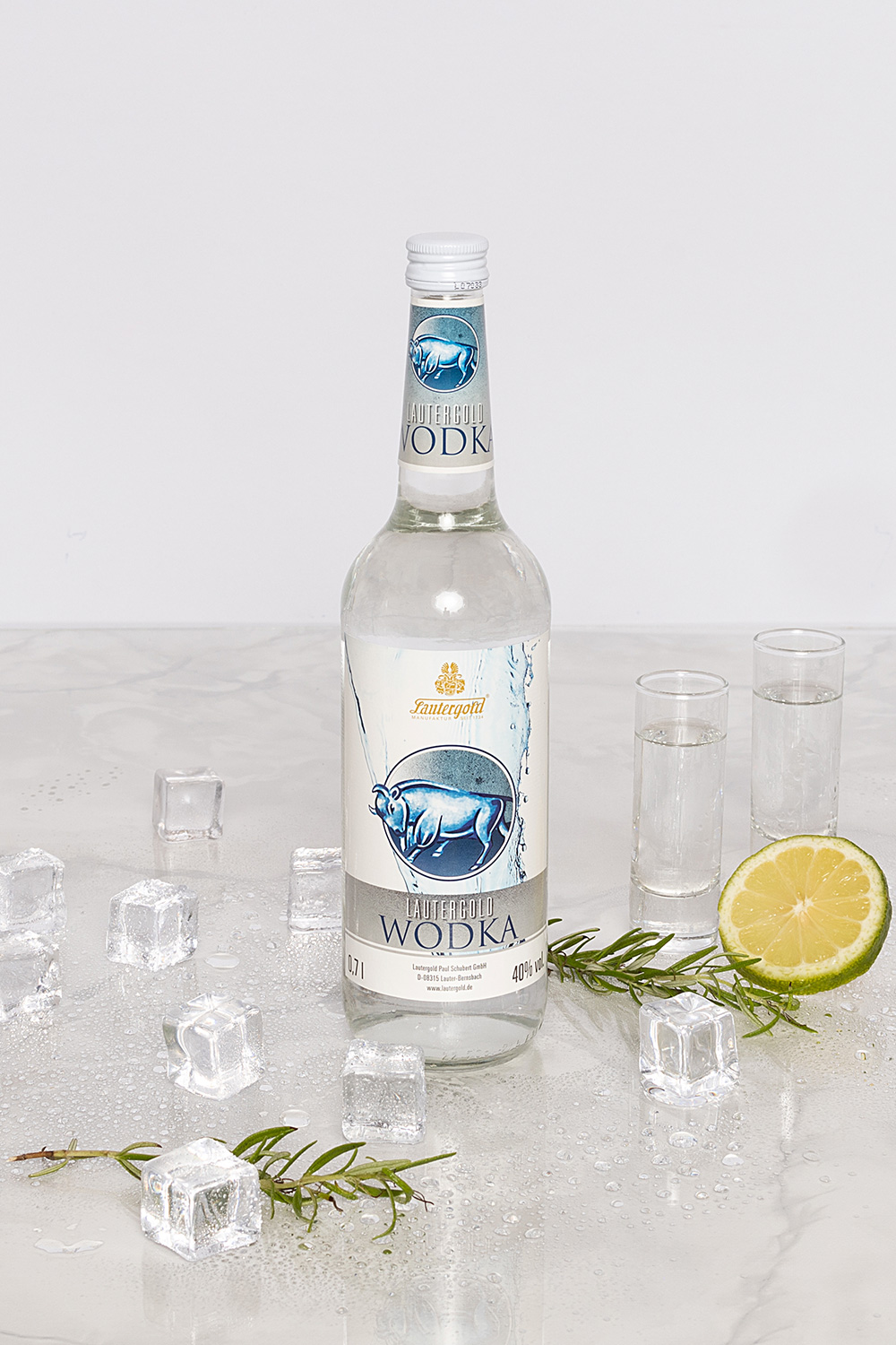 Lautergold Wodka 40% vol. Lautergold Wodka