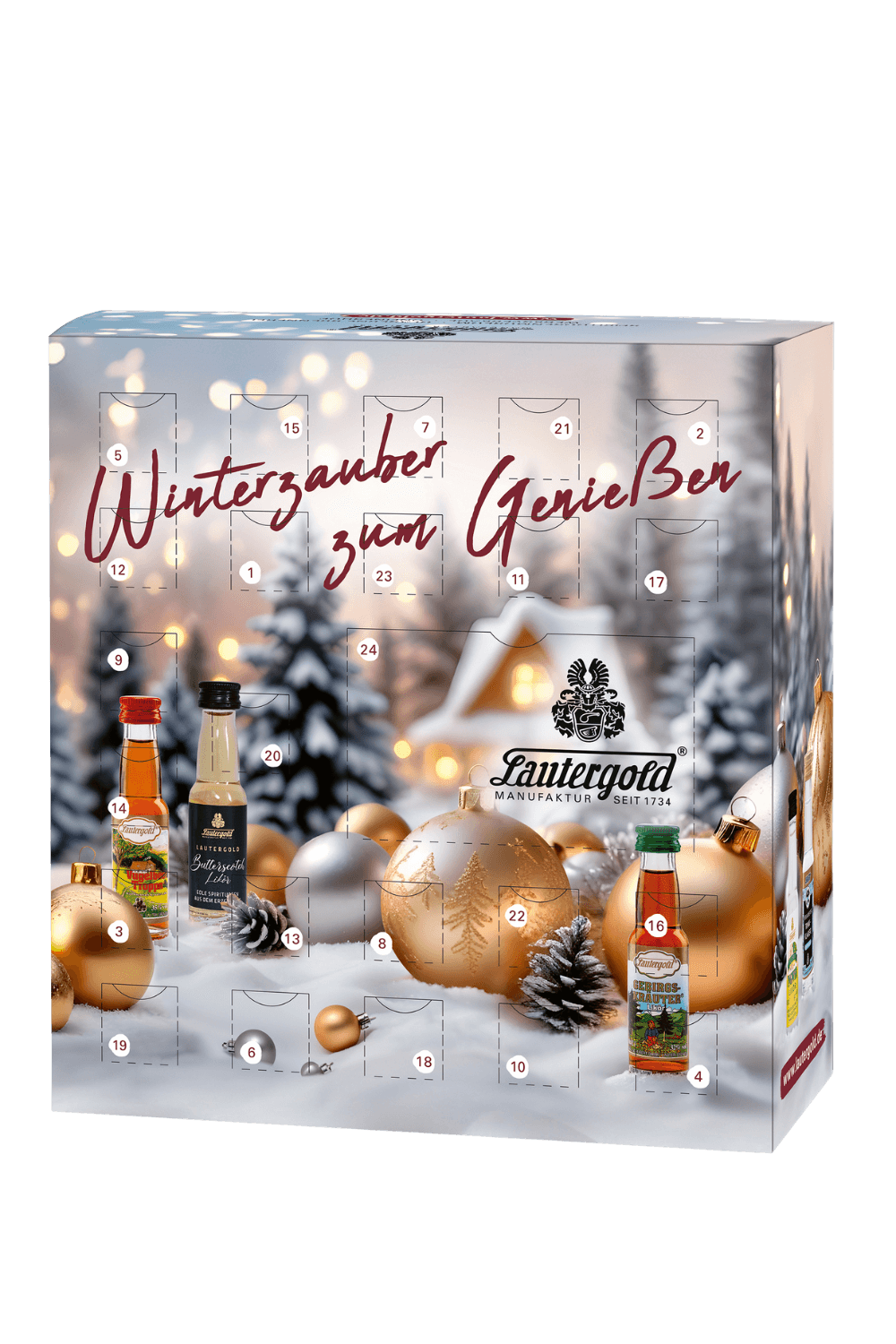 Adventskalender Miniflaschen