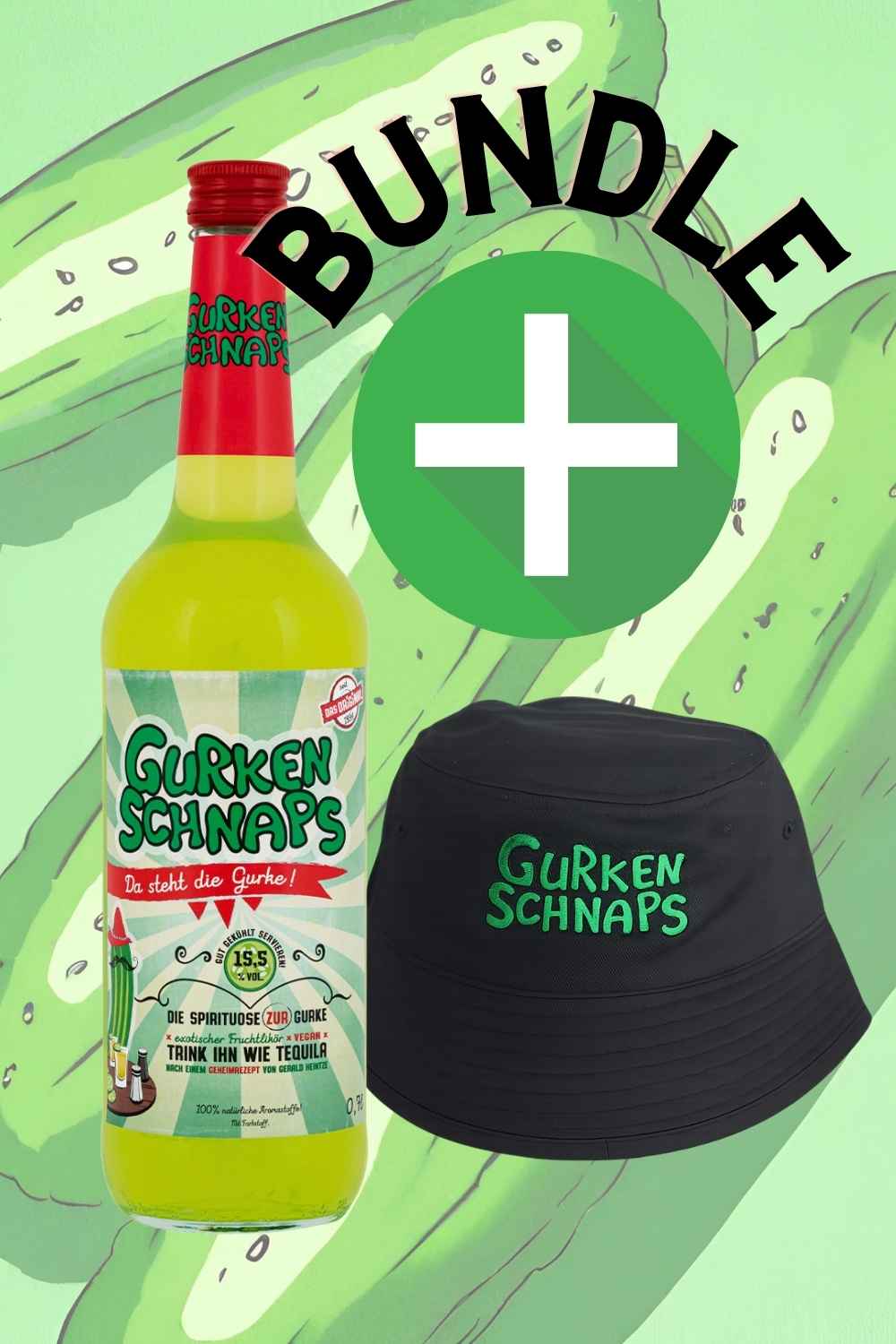 Bundle Gurkenschnaps + Bucket Hat