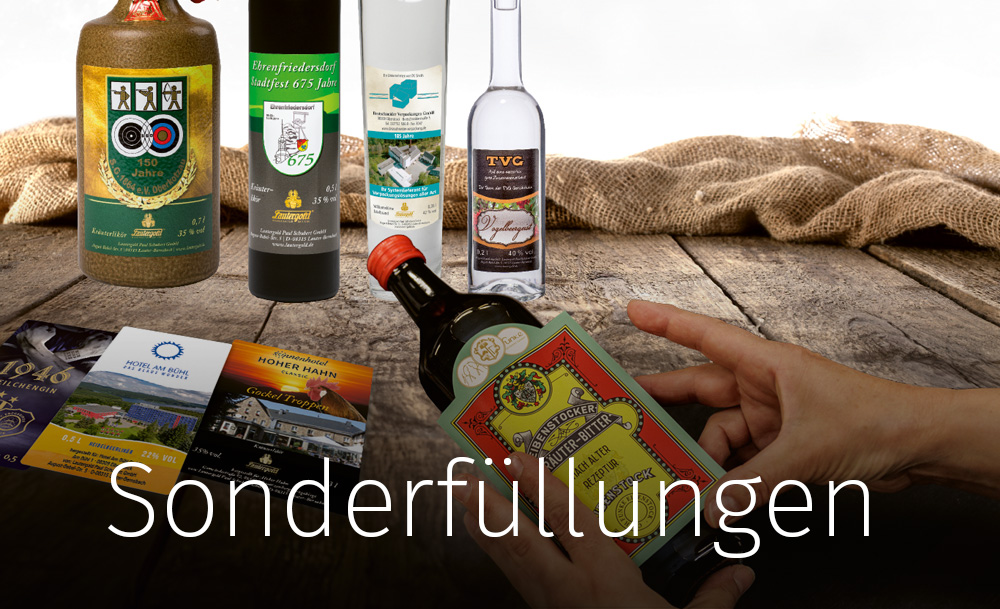Sonderfüllungen Sonderfüllungen