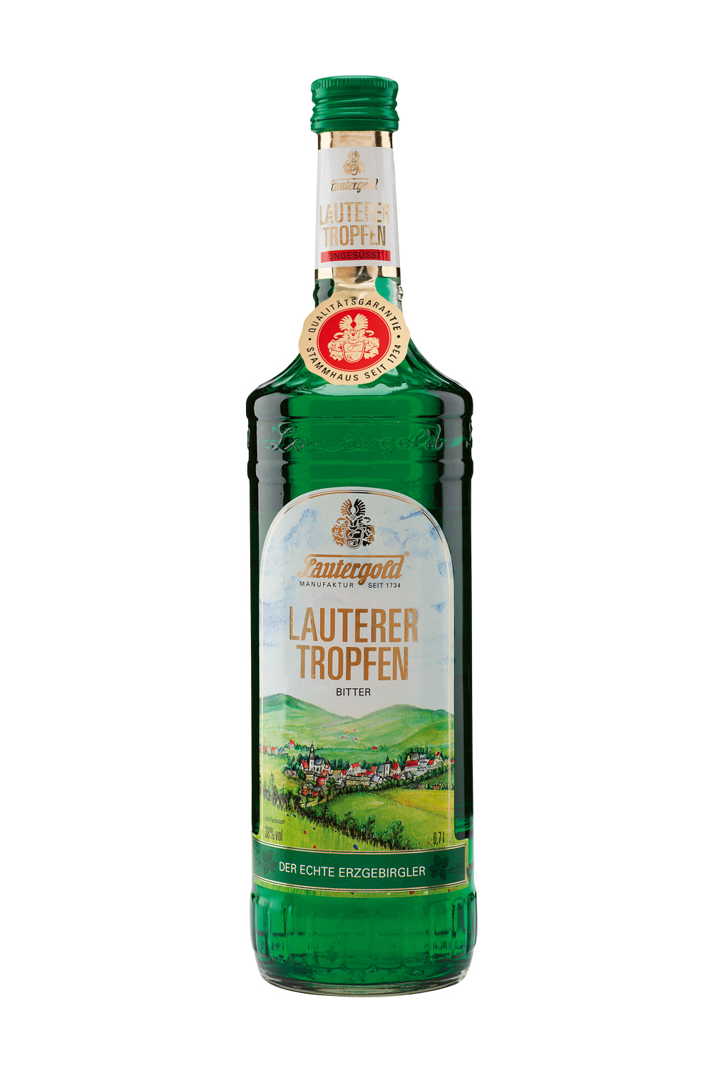 Lauterer Tropfen Bitter 38% vol. Lauterer Tropfen