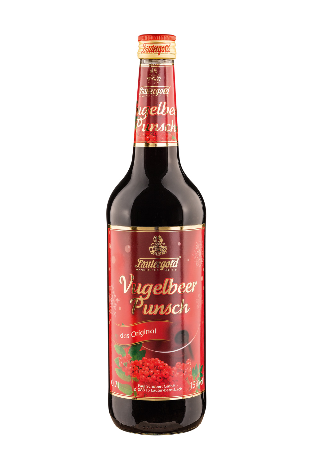 Lauterer Vugelbeerpunsch 15% vol. Vugelbeerpunsch
