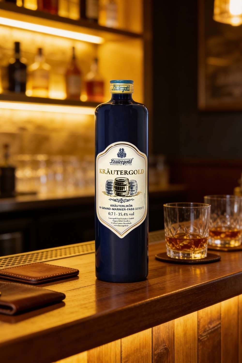 Kräutergold im Holzfass gereift 35,4% vol. 