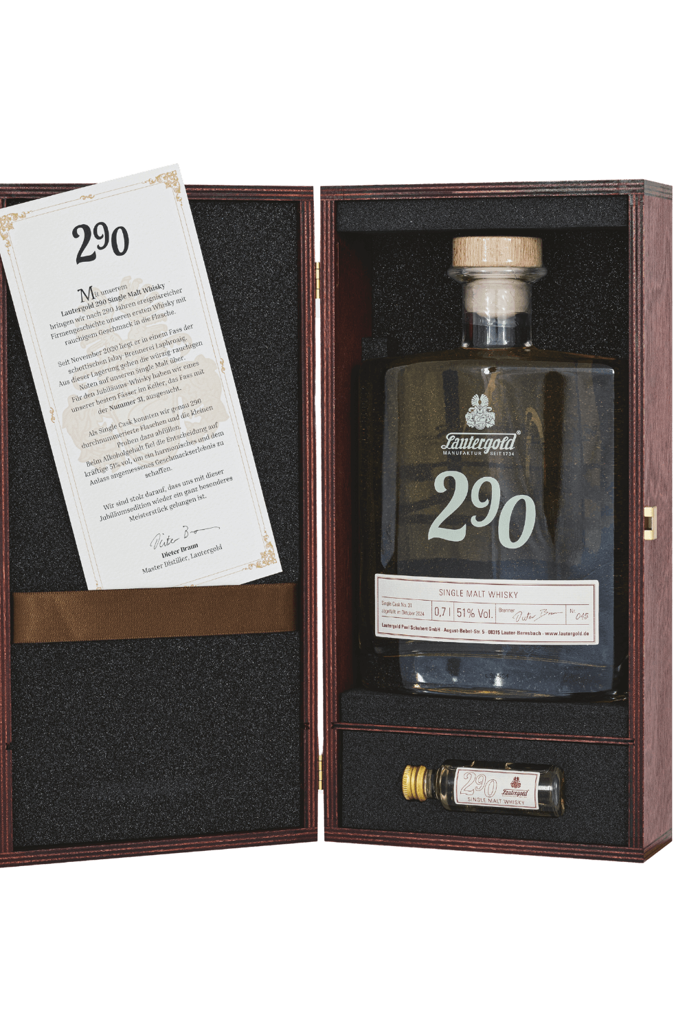 290 Single Malt Whisky Jubiläumsedition 2024