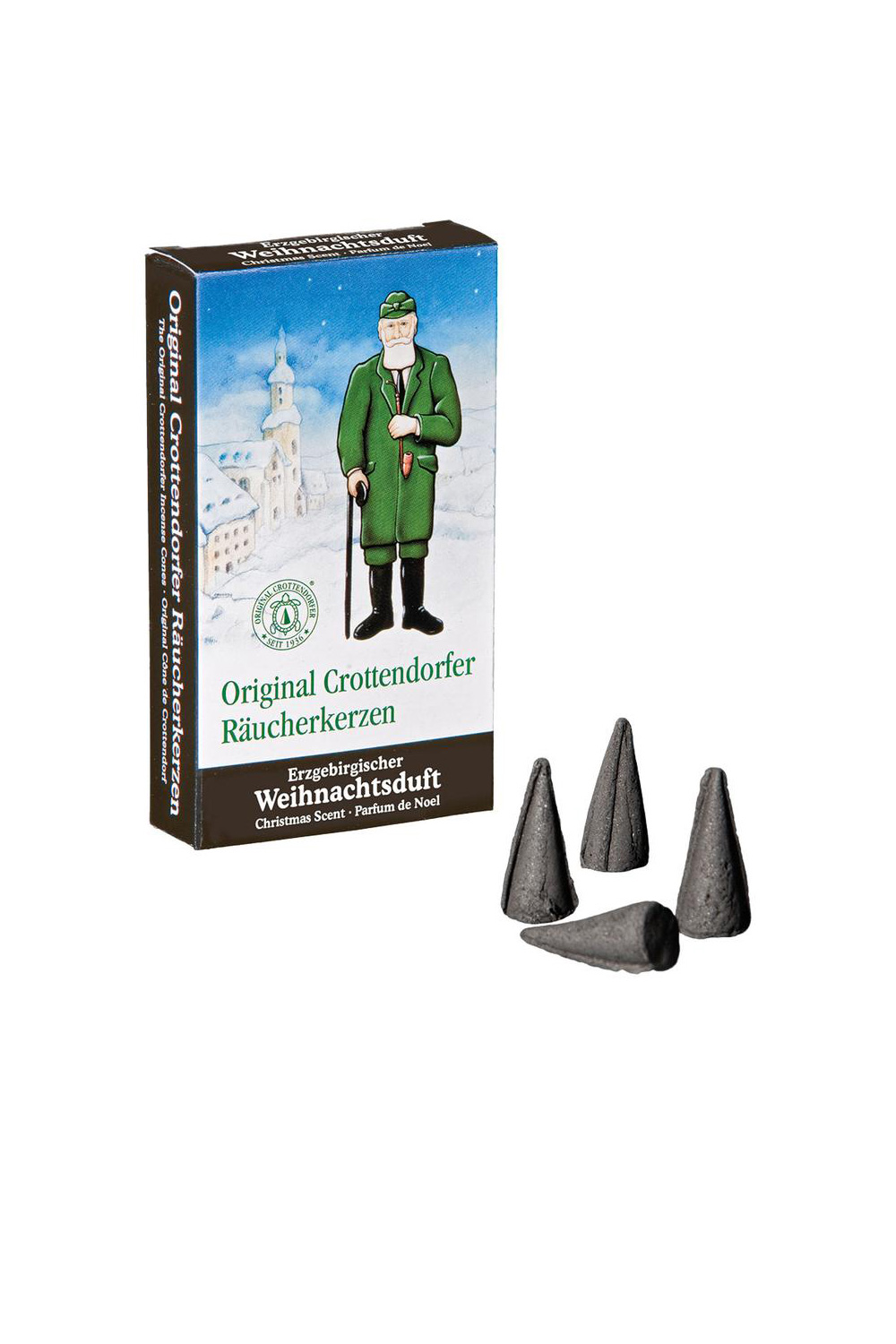 Räucherkerzen "Erzgebirgischer Weihnachtsduft" Crottendorfer Raeucherkerzen