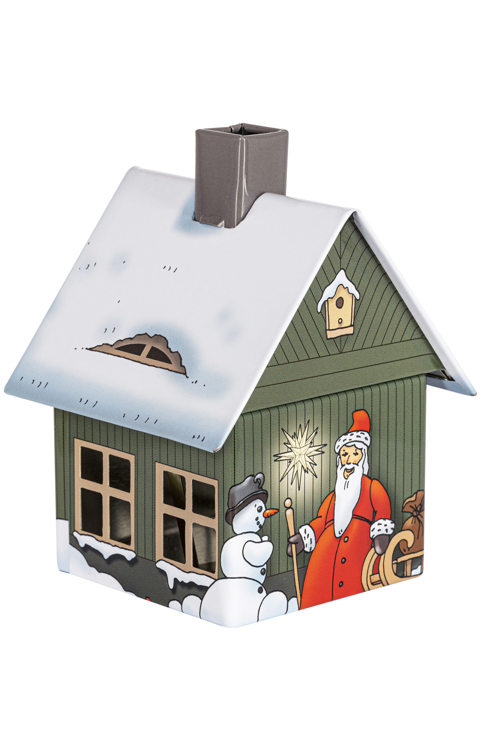 Räucherhaus Lautergold grün ( Weihnacht) Räucherhaus