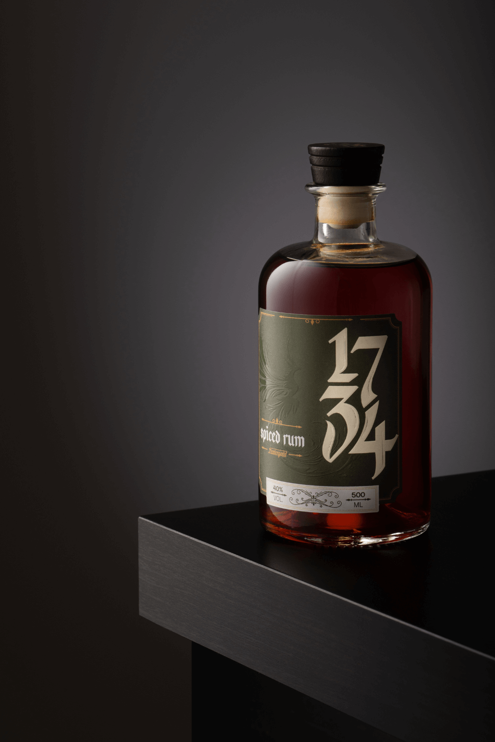 Spiced Rum 1734 40% vol.