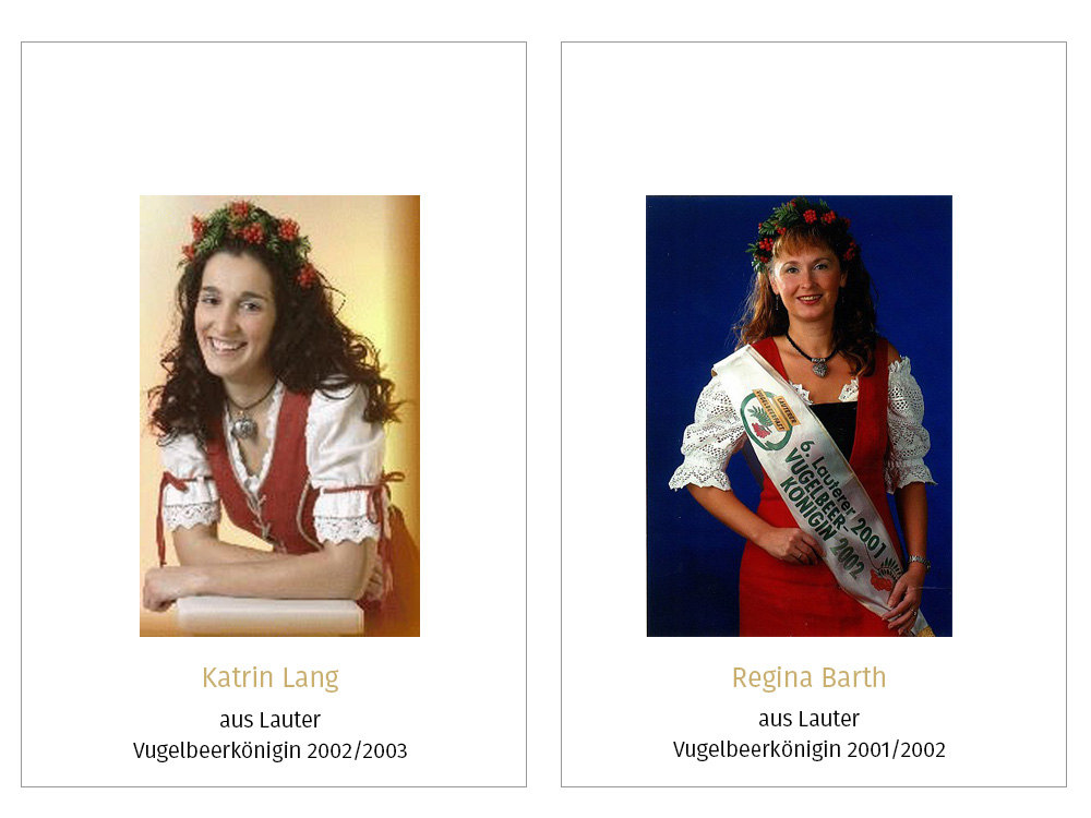 Vugelbeerköniginnen