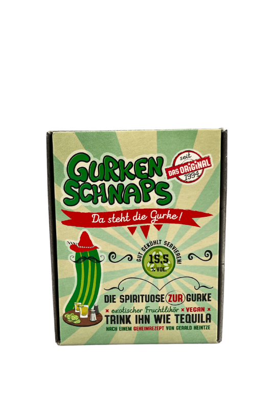 Gurkenschnaps Drilling